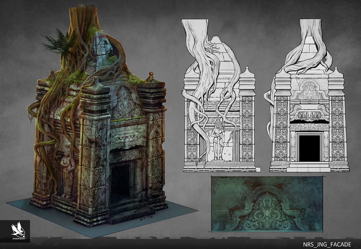 Jungle Facade Art from Mortal Kombat X