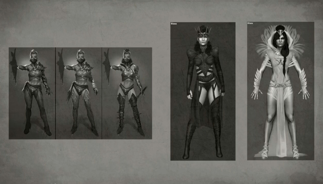Kitana Ideas Art from Mortal Kombat X