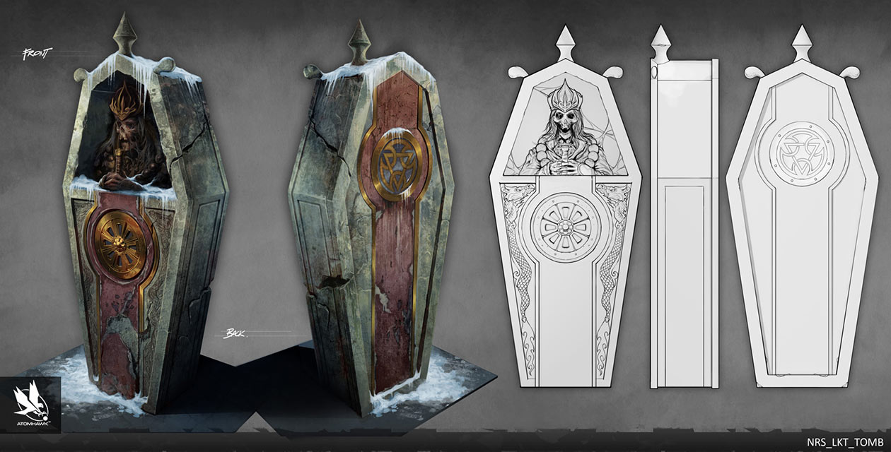 Lin Kuei Tomb Art from Mortal Kombat X