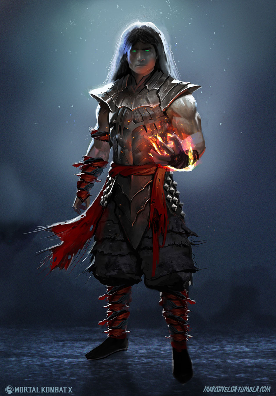 Liu Kang Concept Art from Mortal Kombat X
