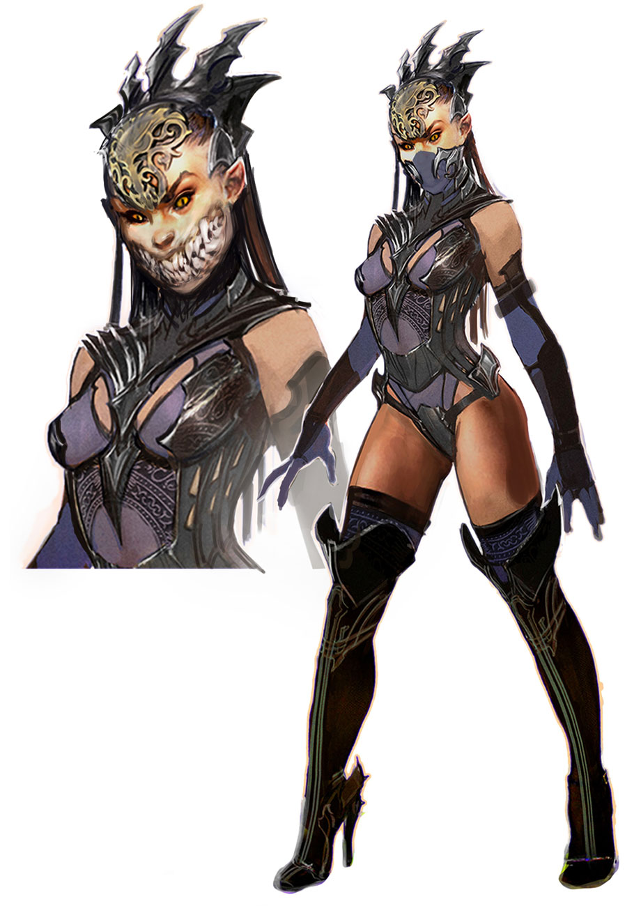 Empress Mileena Art from Mortal Kombat X