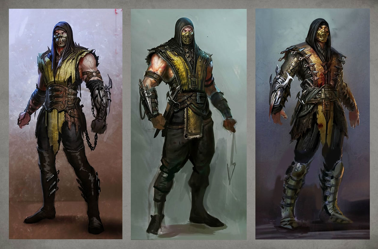 Scorpion Concept Art from Mortal Kombat X