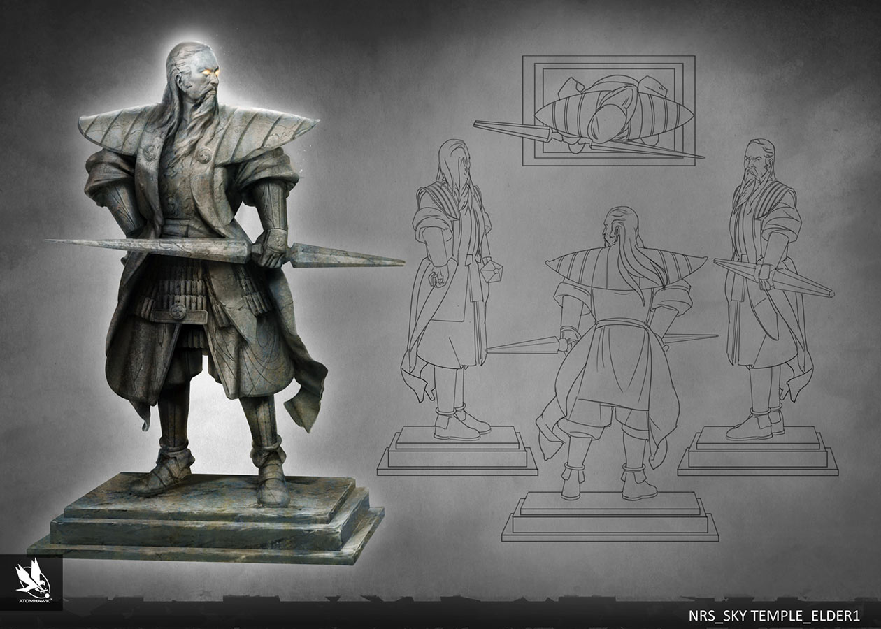 Sky Temple Elder Art from Mortal Kombat X