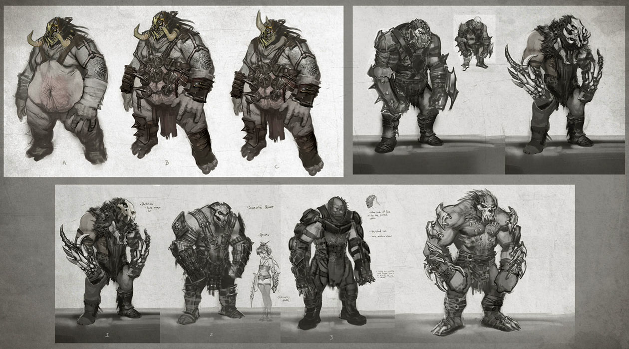 Torr Concept Art from Mortal Kombat X