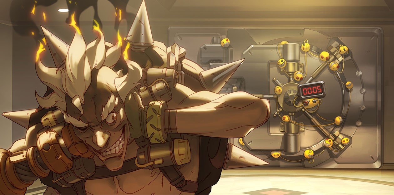 Bank Vault Art from Overwatch