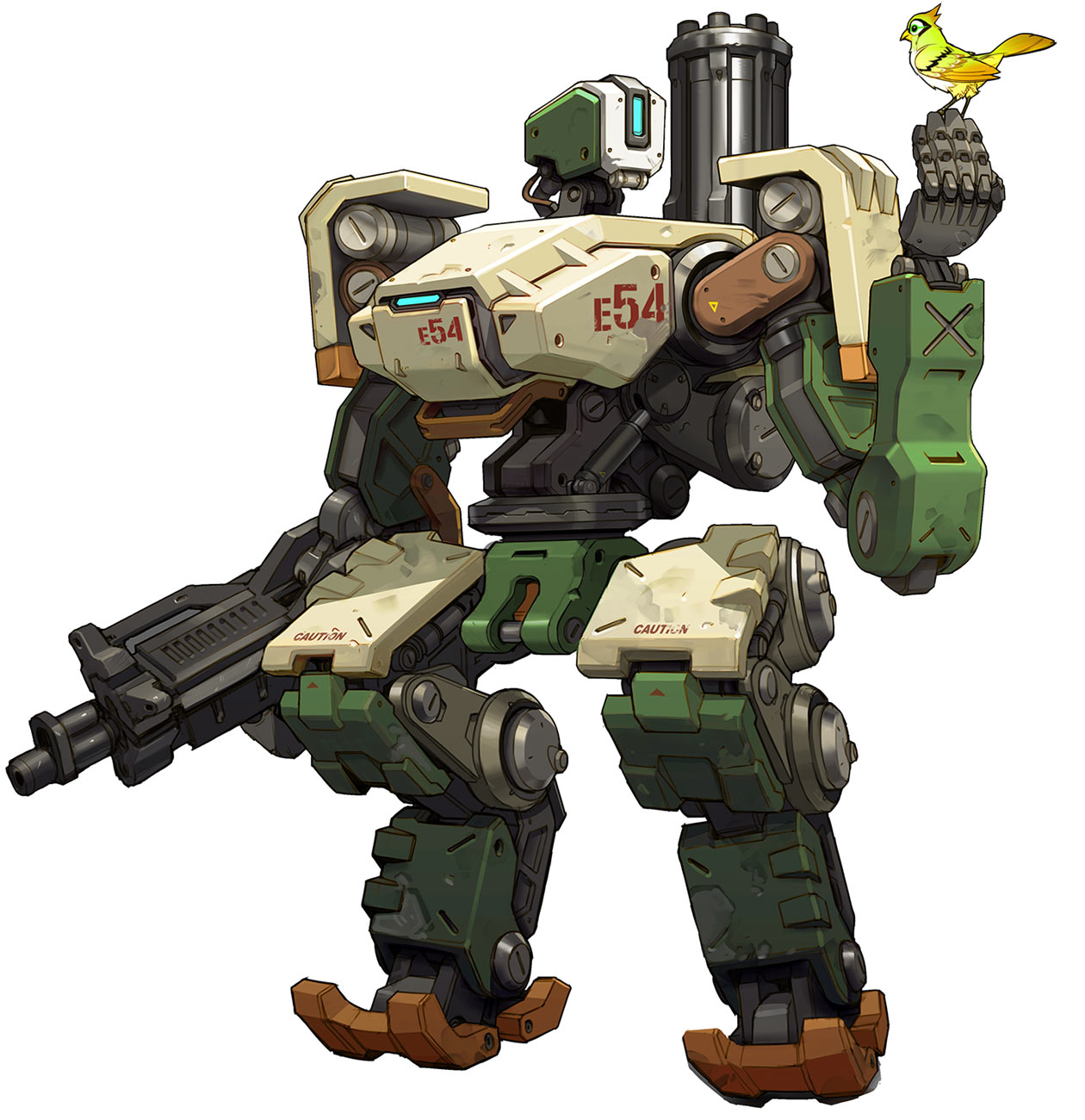 Bastion Art from Overwatch