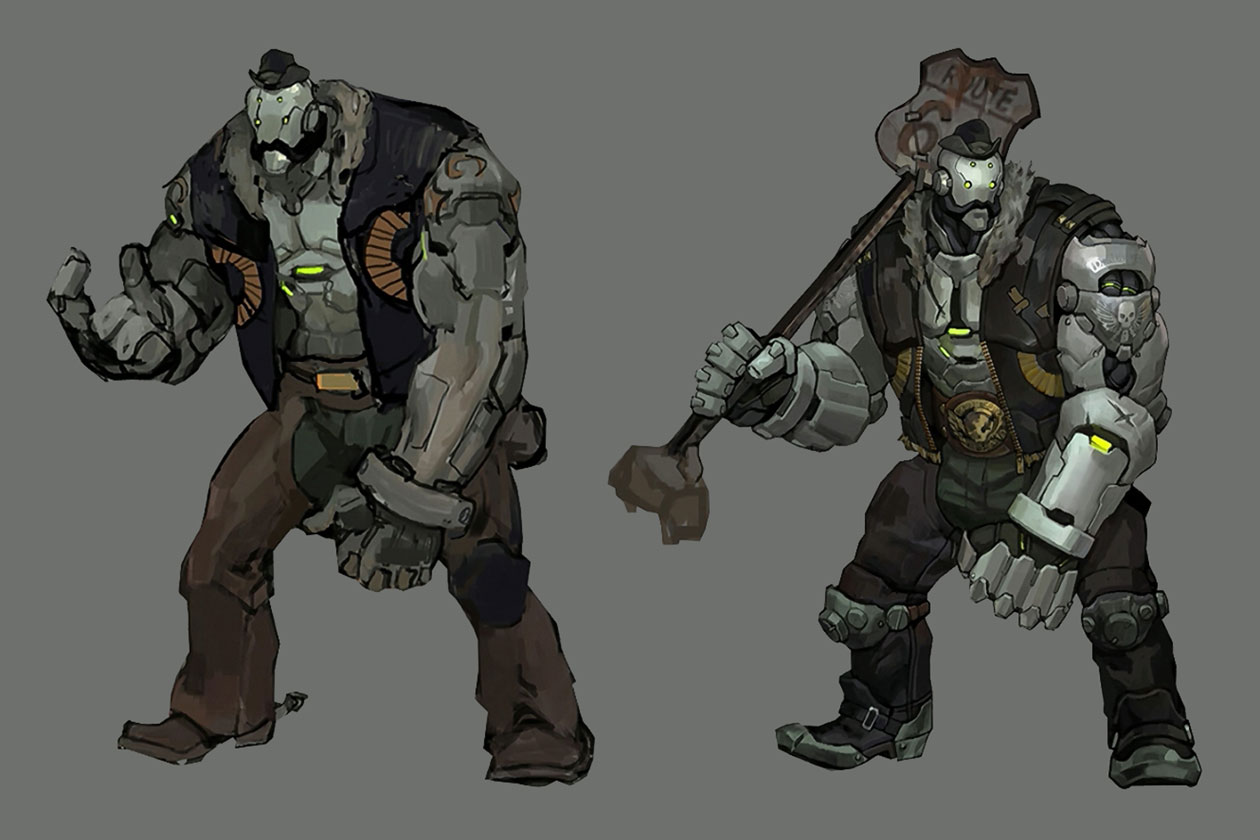Bob Concept Art from Overwatch