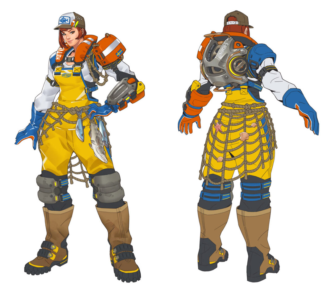 Brigitte Feskarn Skin Art from Overwatch