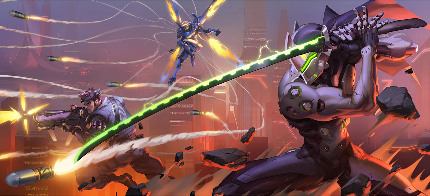 Combat Promo Art from Overwatch