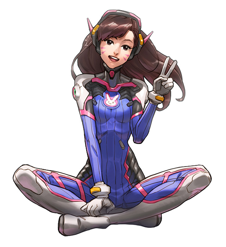 D.Va Concept Art from Overwatch