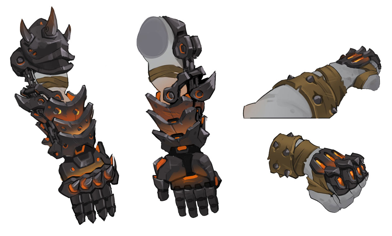 Doomfist Blackhand Weapon Art from Overwatch