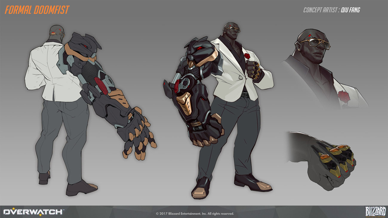 Doomfist Formal Skin Art from Overwatch