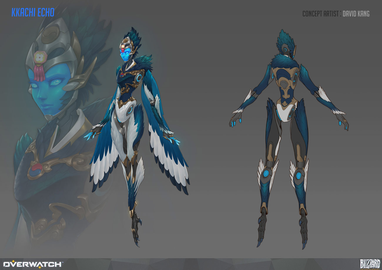 Echo Kkachi Skin Art from Overwatch