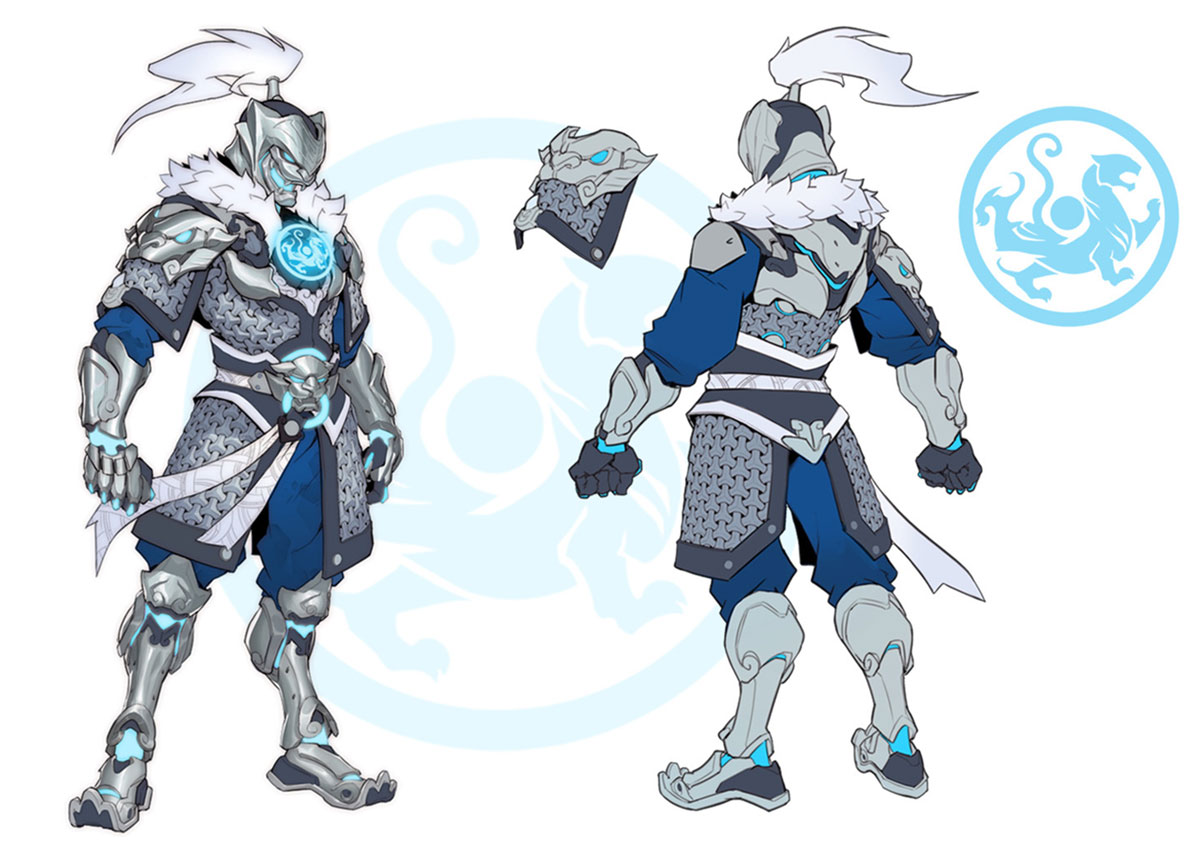 Genji Baihu Skin Art from Overwatch
