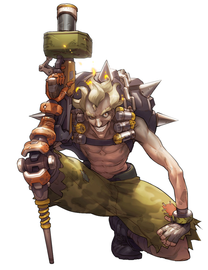 Junkrat Concept Art from Overwatch