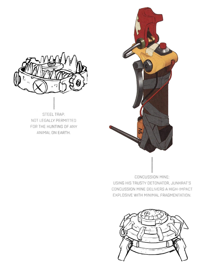 Junkrat's Traps Art from Overwatch
