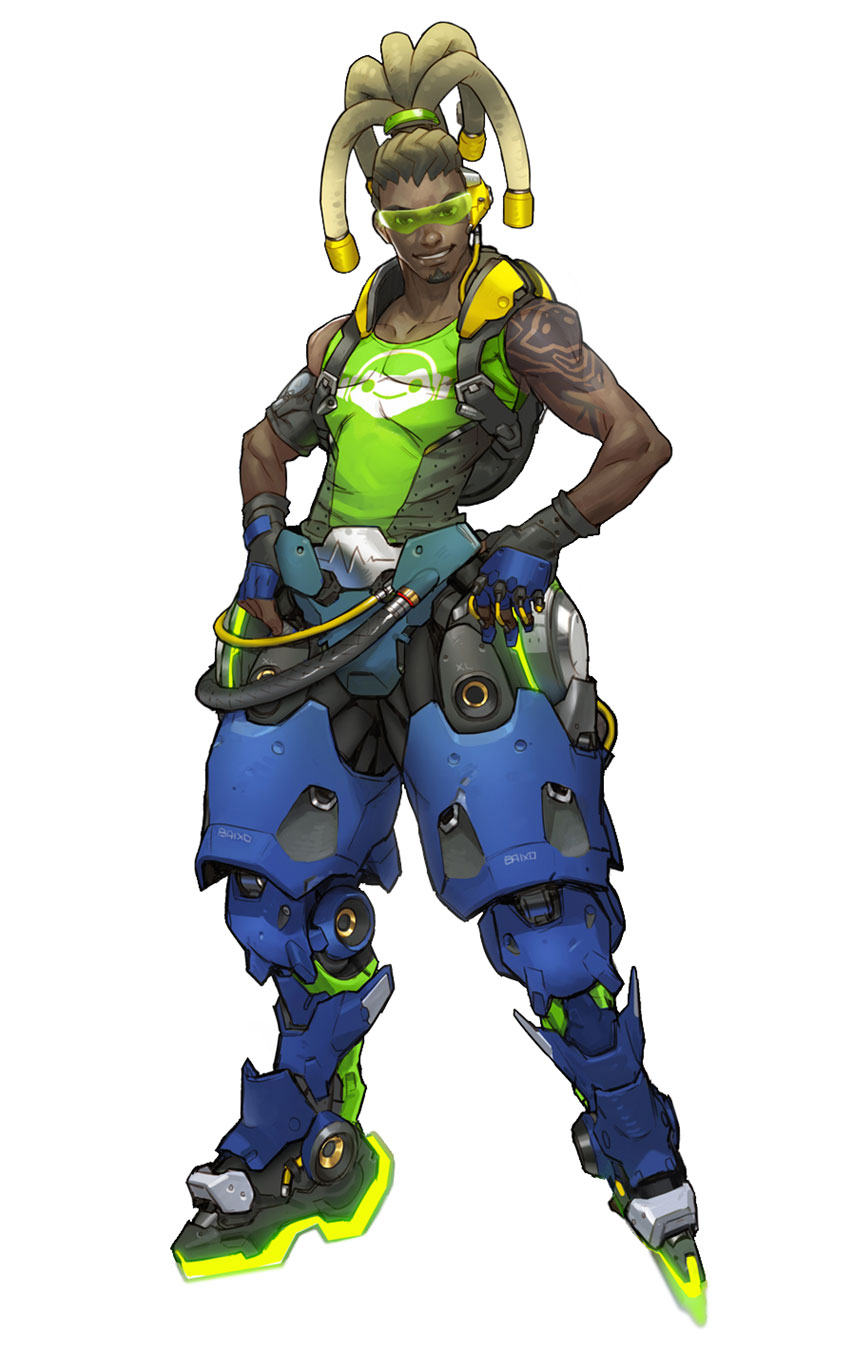 L&uacute;cio Concept Art from Overwatch