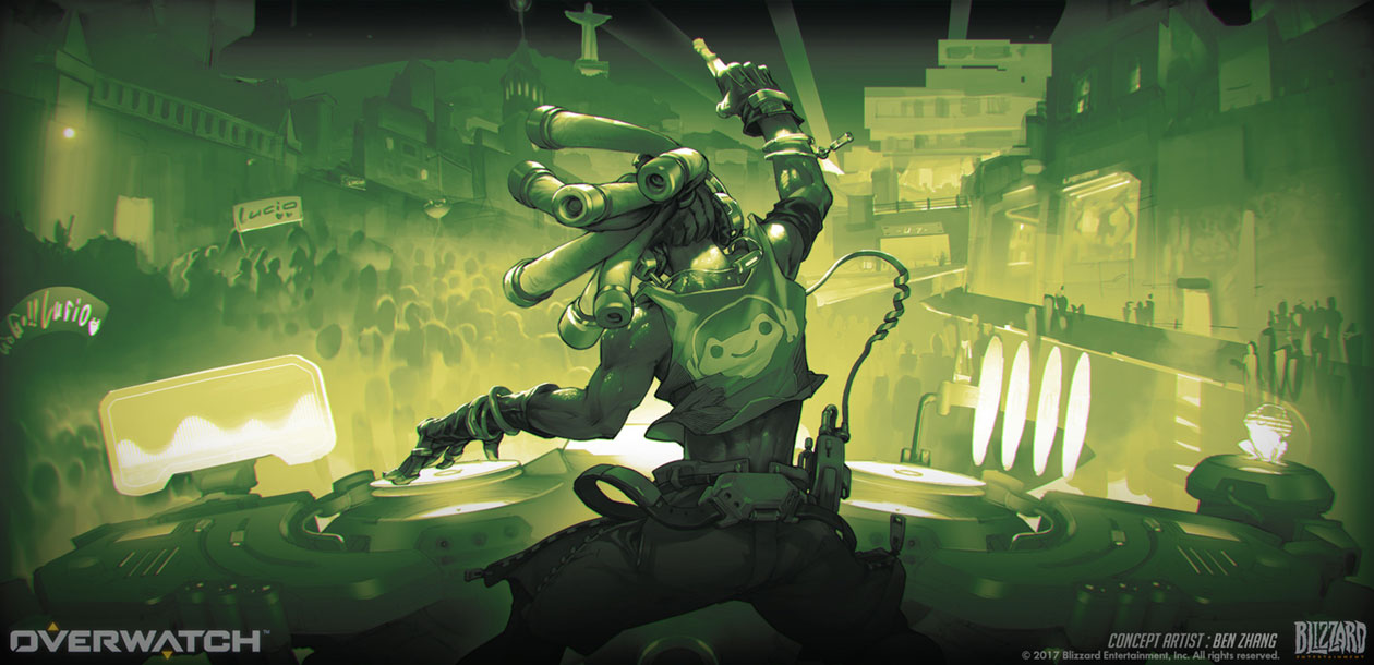 L&uacute;cio Concert Concept Art from Overwatch