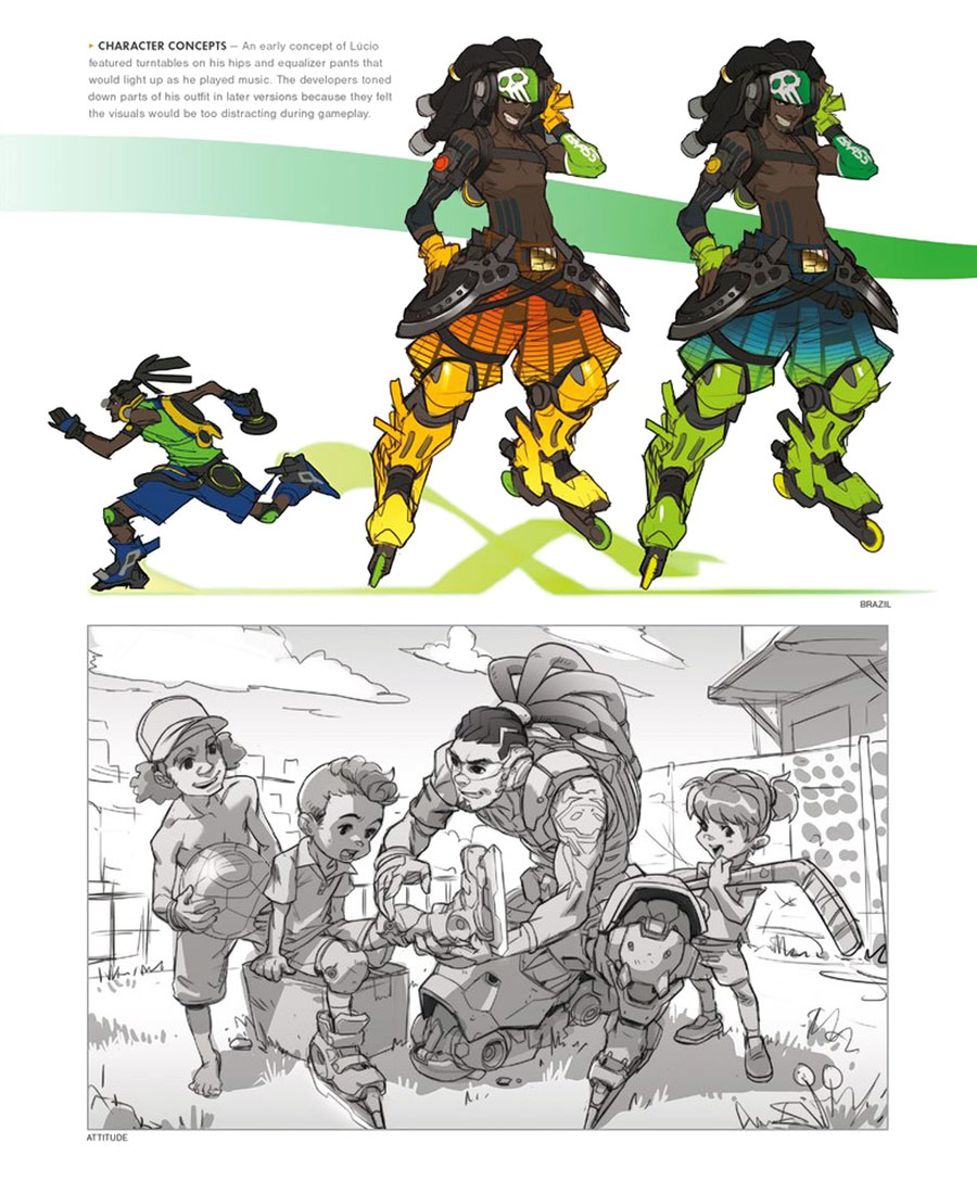 L&uacute;cio Design Art from Overwatch