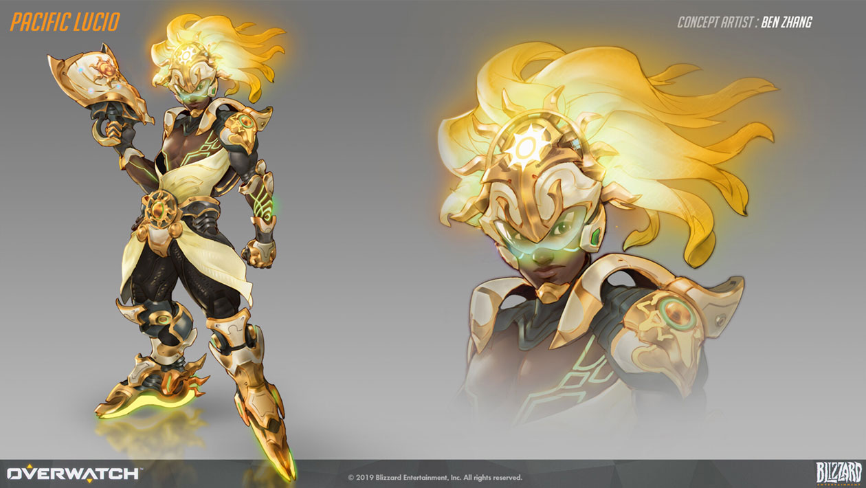 Lucio Pacific Skin Art from Overwatch