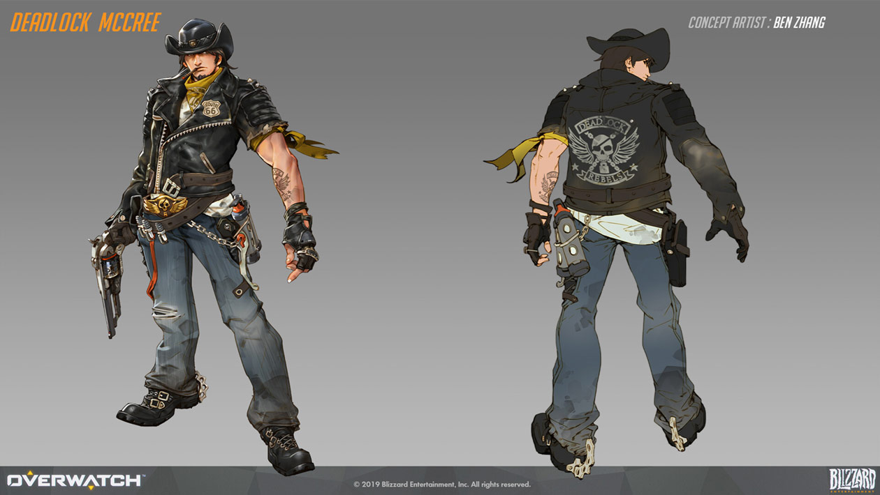 McCree Deadlock Skin Art from Overwatch
