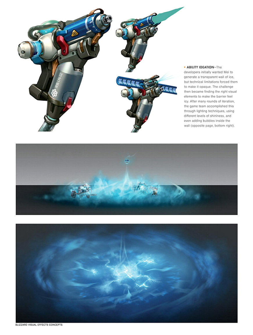 Mei Gun Concept Art from Overwatch