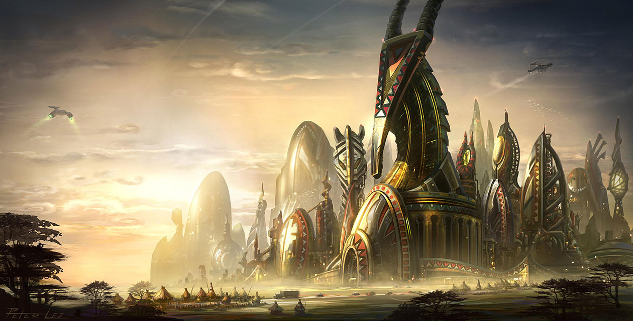 Numbani Art from Overwatch