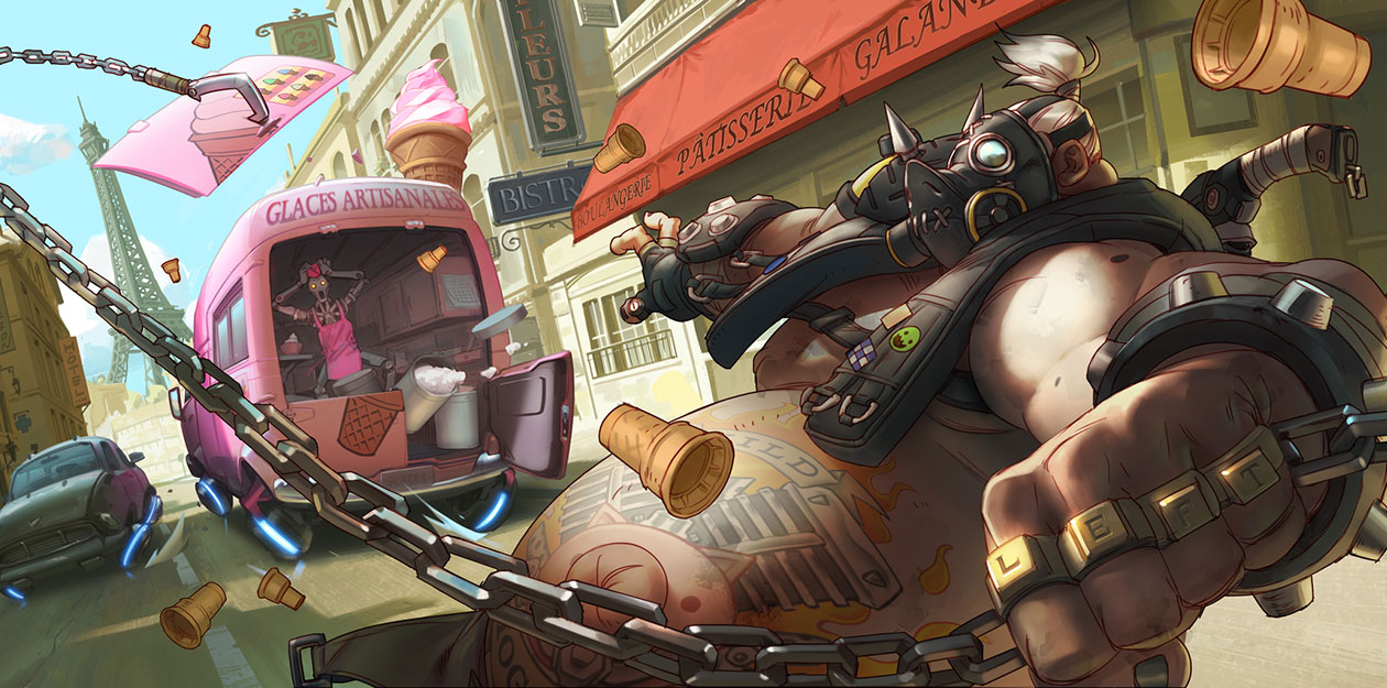Paris Art from Overwatch