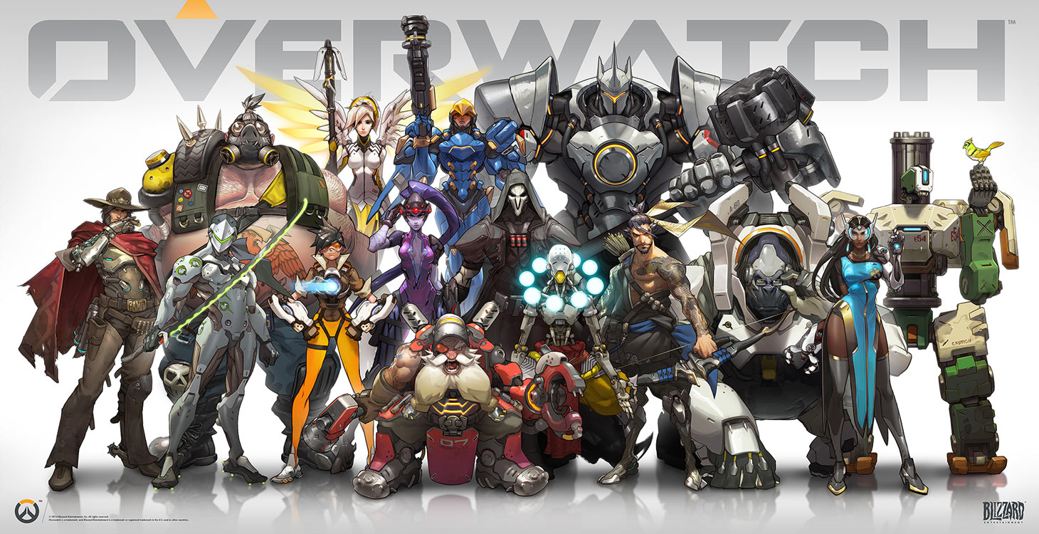 Characters Poster Art from Overwatch