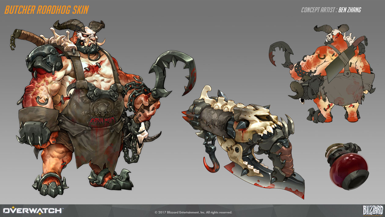 Roadhog Butcher Skin Art from Overwatch