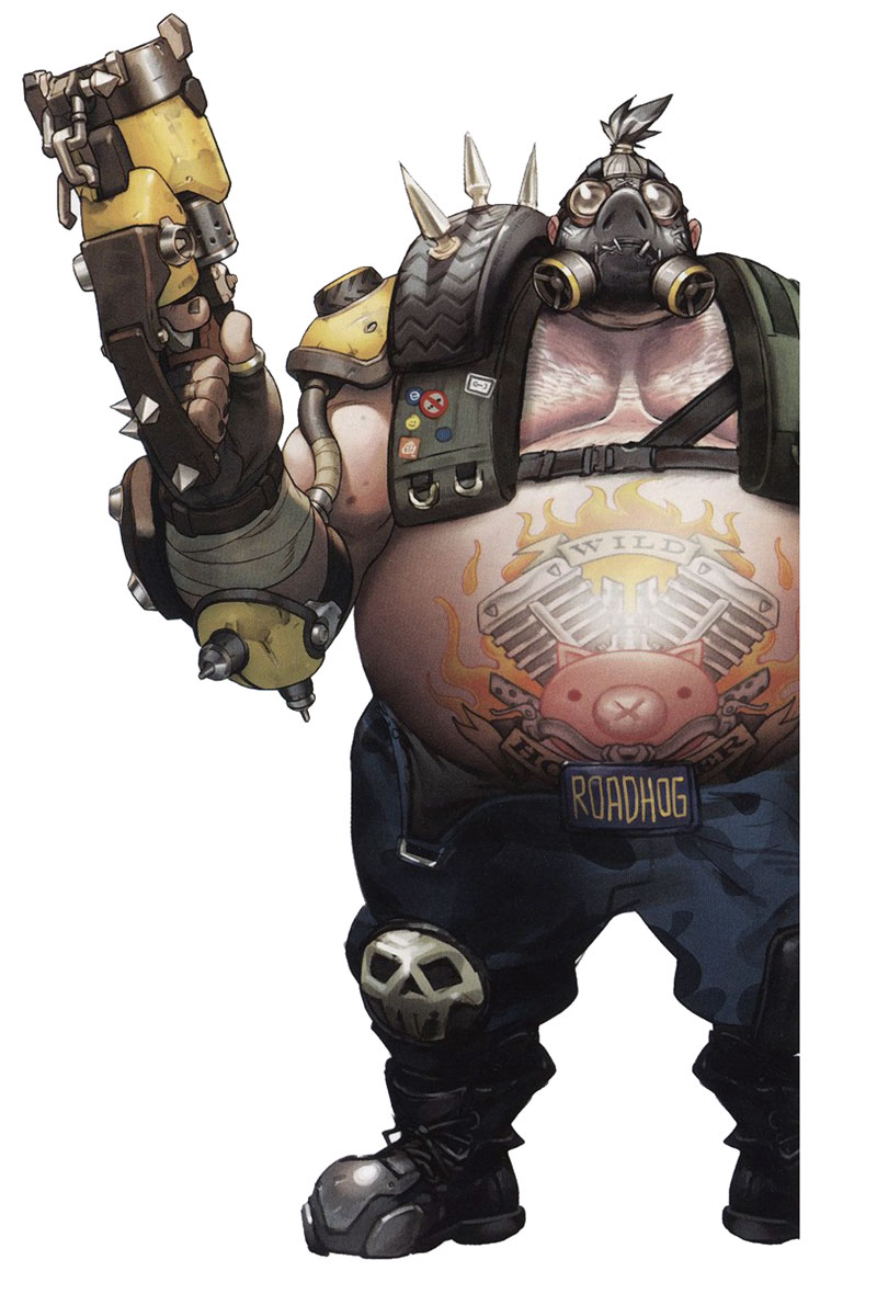 Roadhog Concept Art from Overwatch