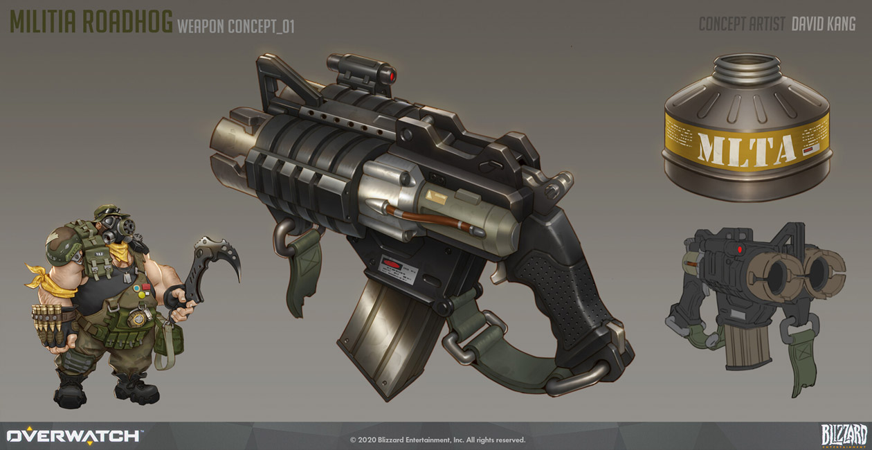 Roadhog Militia Weapon Art from Overwatch