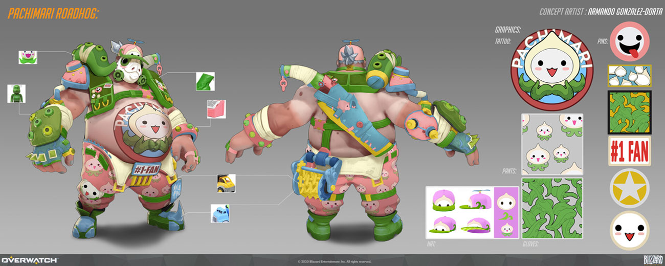 Roadhog Pachimari Skin Art from Overwatch