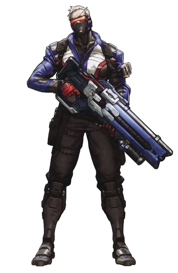 Soldier 76 Concept Art from Overwatch