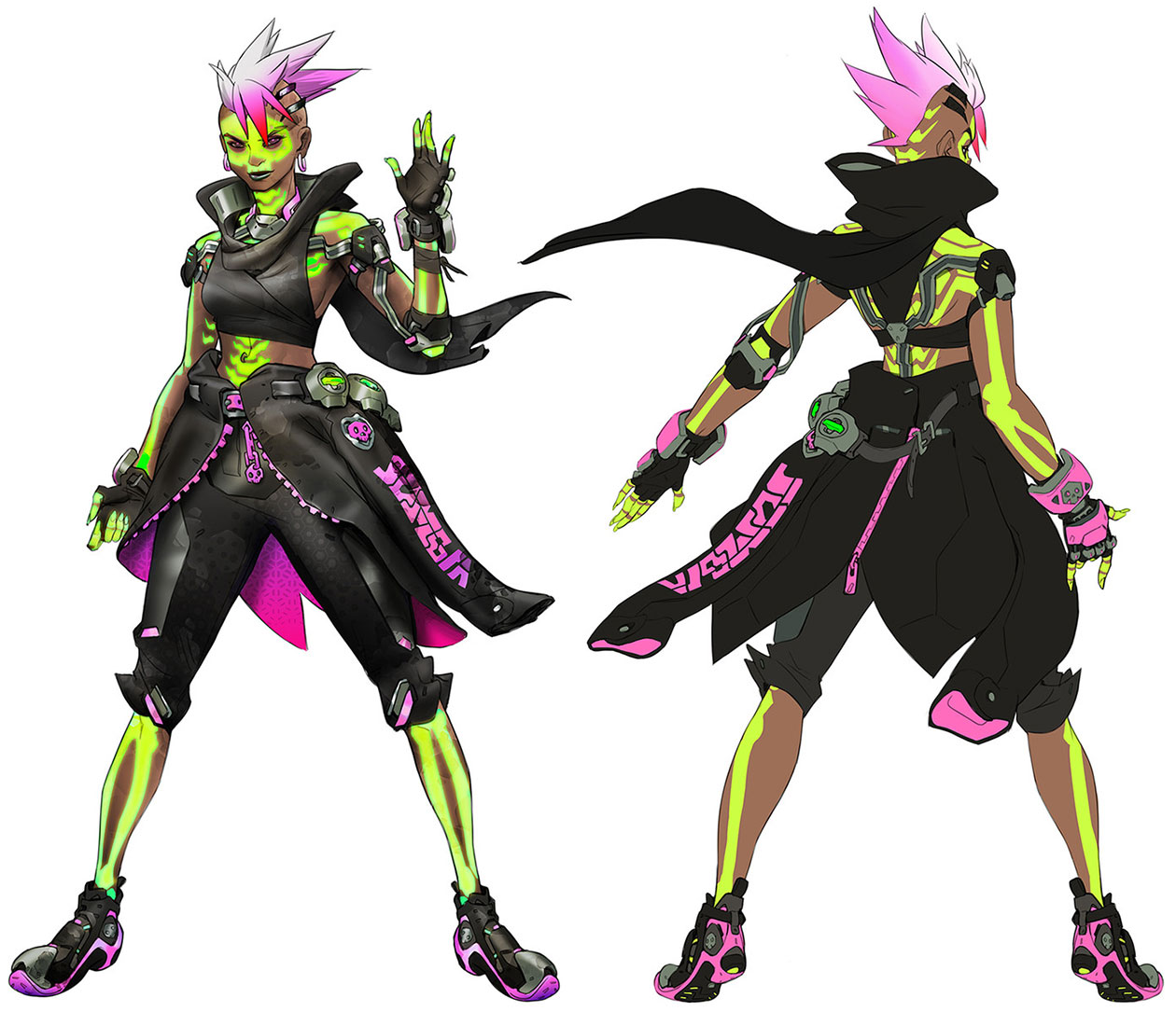 Los Muertos Sombra Art from Overwatch