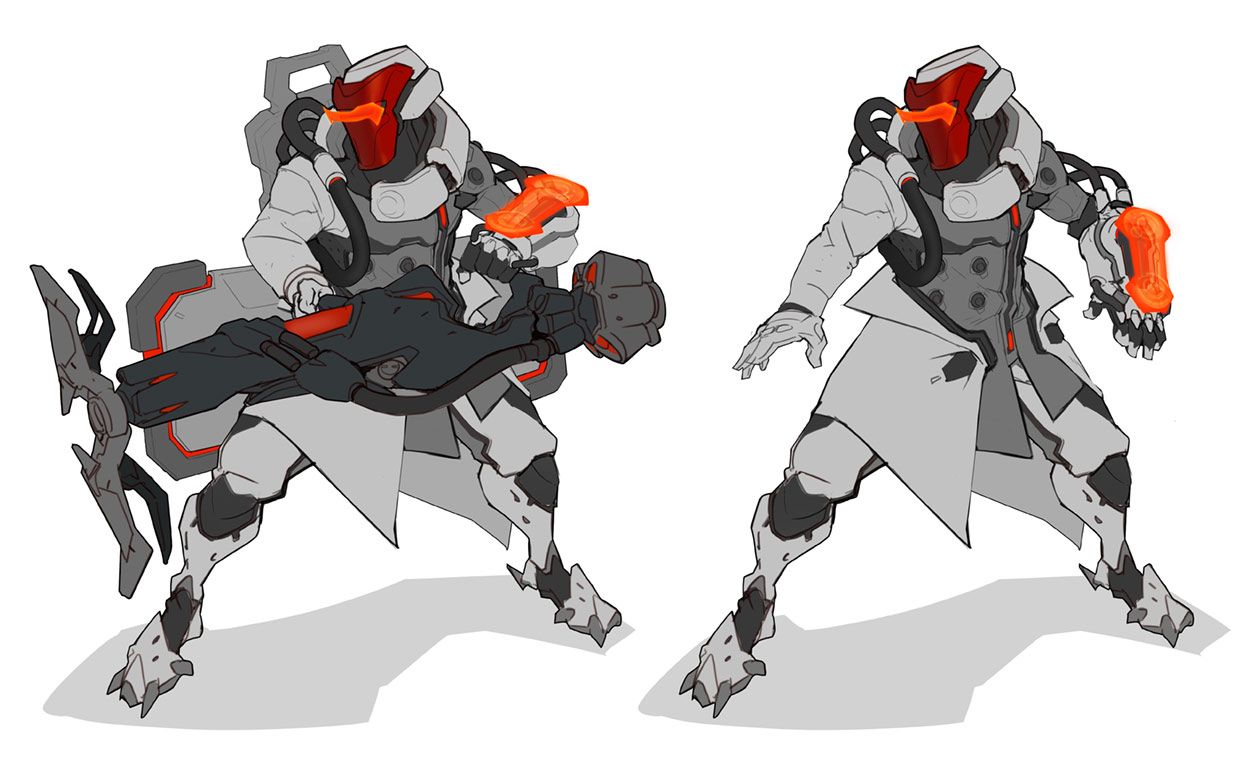 Talon Shield Soldier Art from Overwatch