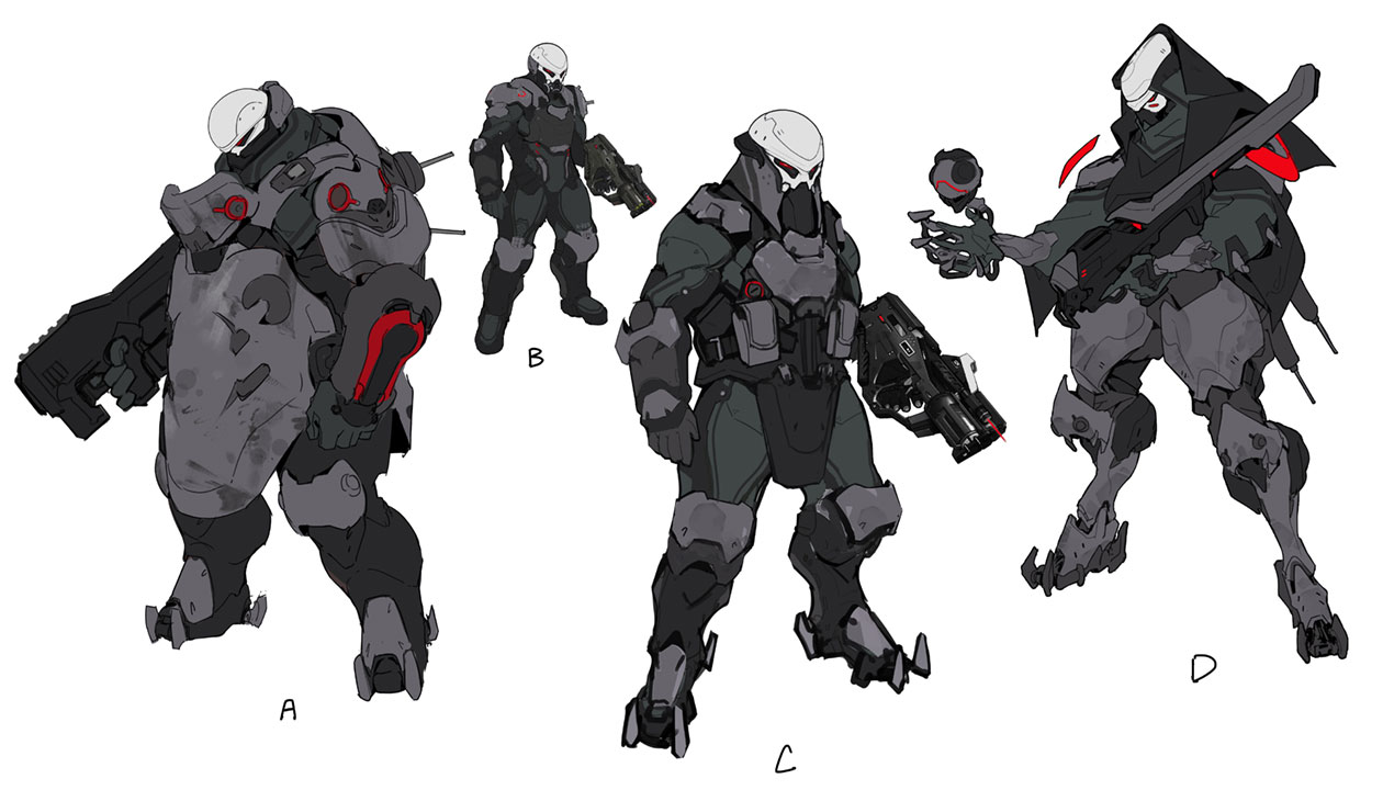 Talon Soldier Concepts from Overwatch