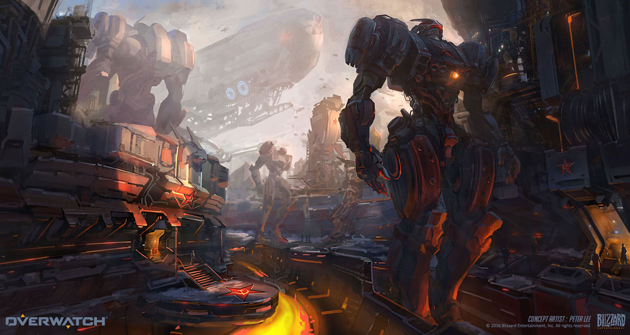 Volskaya Industries Garrison Art from Overwatch