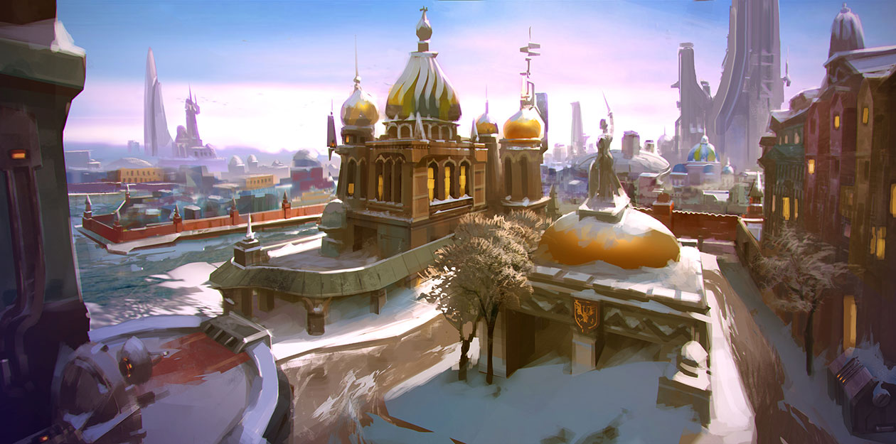 Volskaya Industries Art from Overwatch