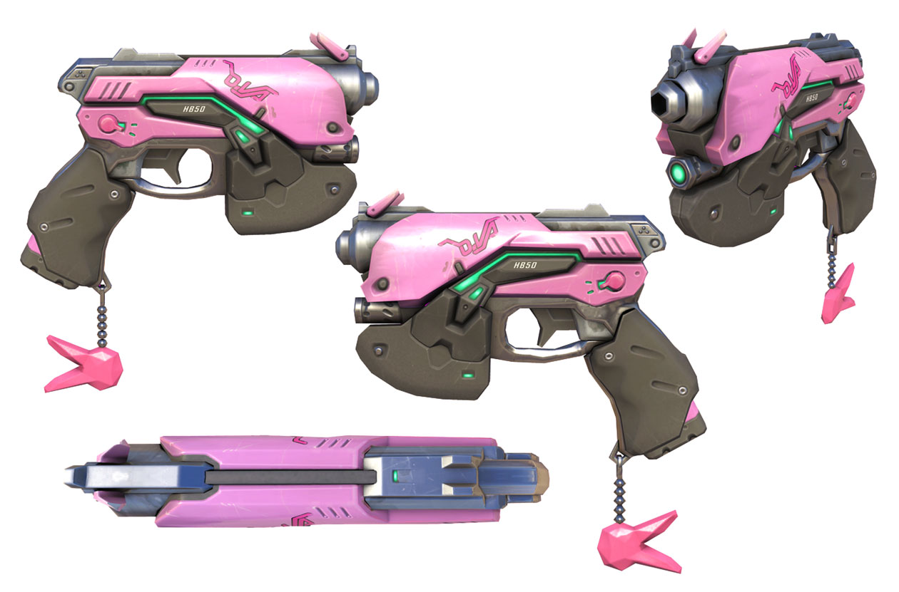 D.Va Weapon Art from Overwatch