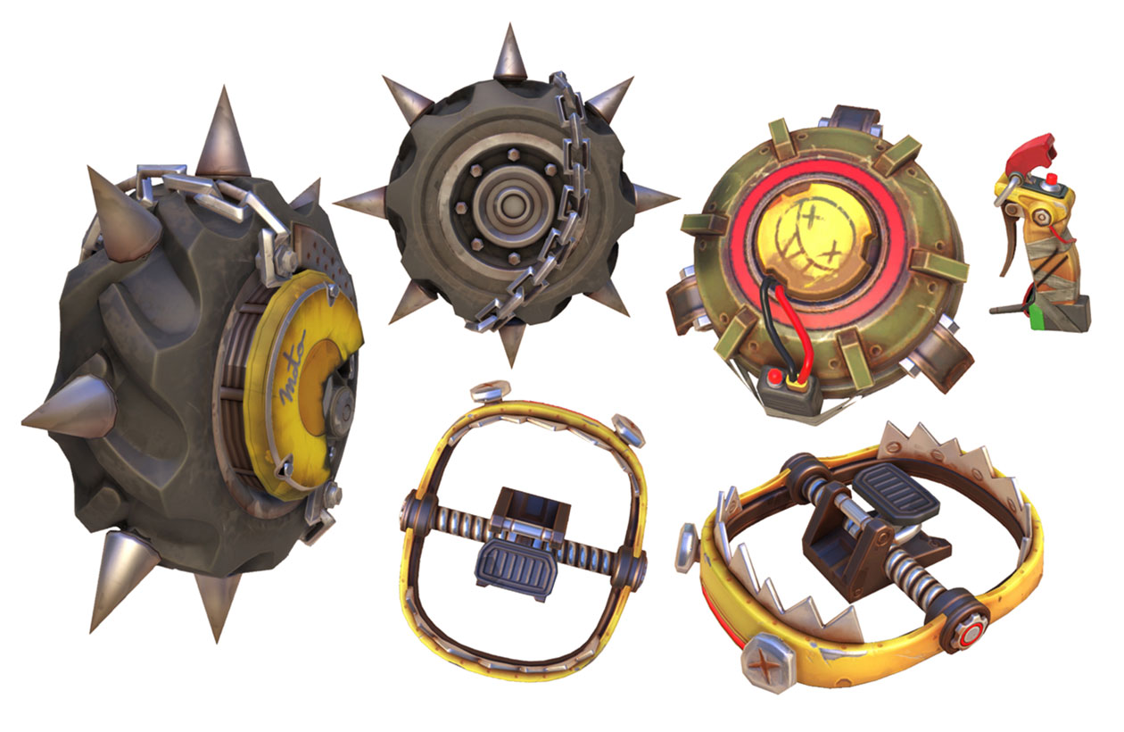 Junkrat Trap Weapon Art from Overwatch