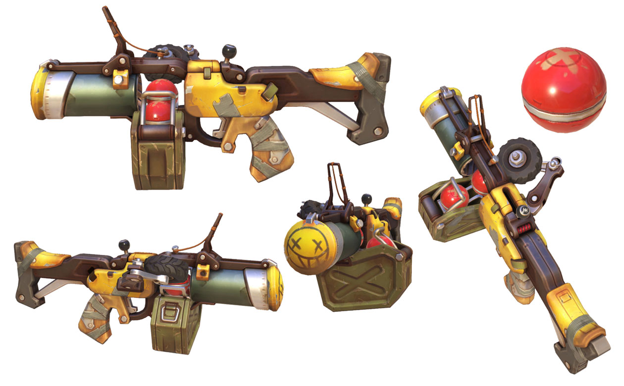 Junkrat Weapon Art from Overwatch