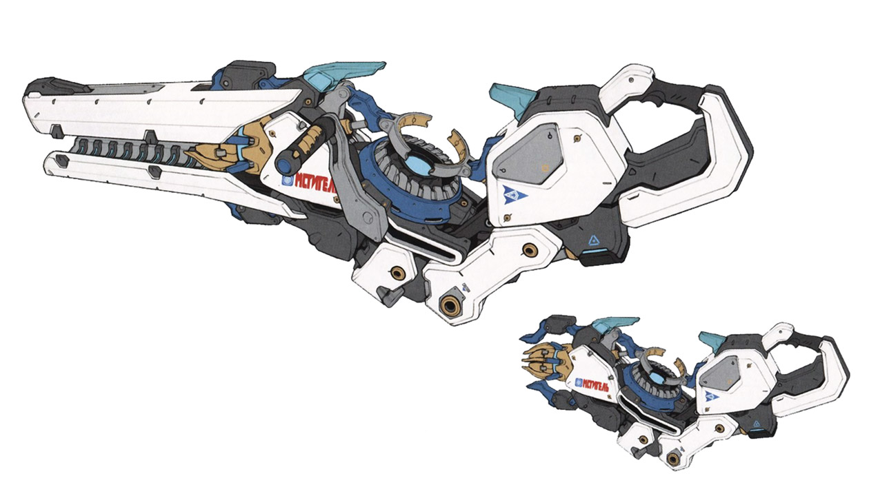 Zarya Particle Cannon Art from Overwatch