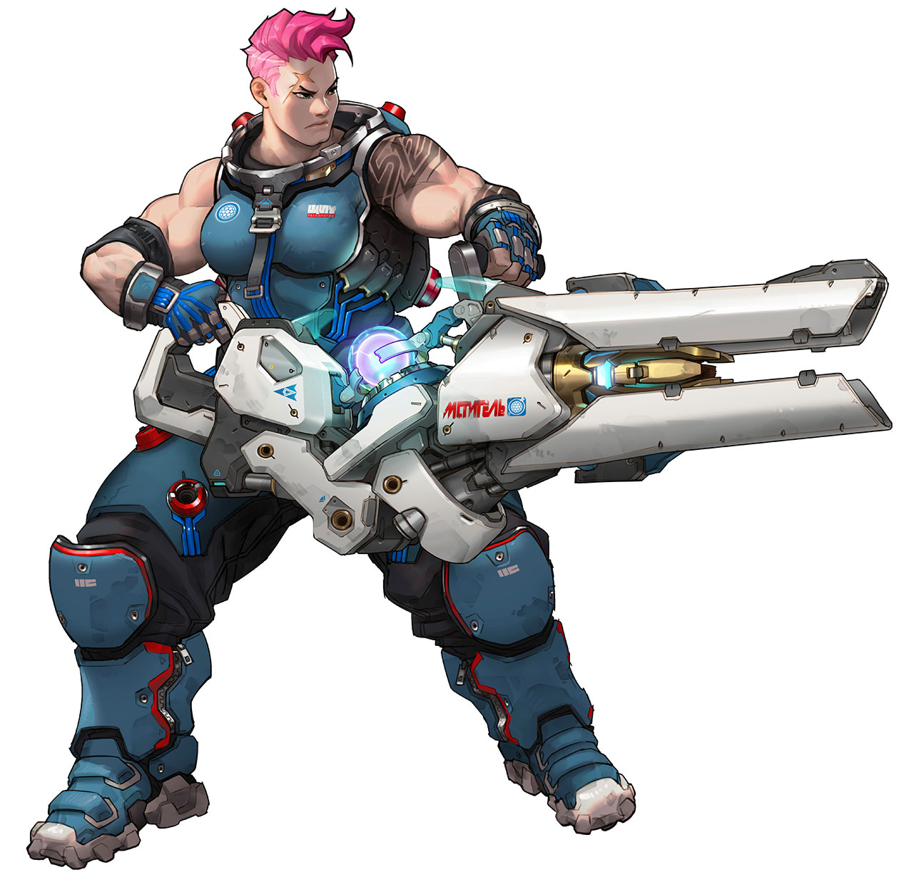 Zarya Art from Overwatch