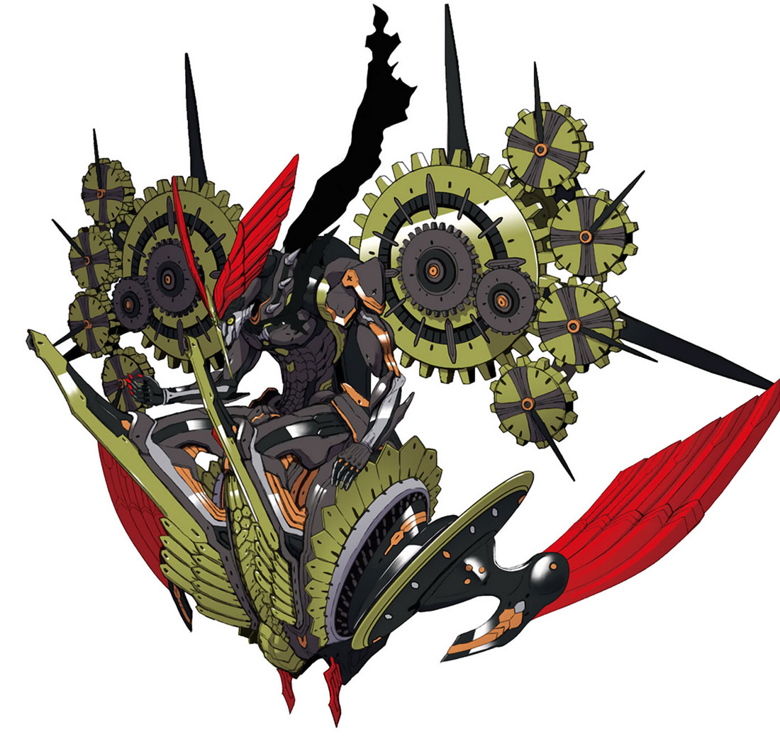 Clockwork God Chronos Art from Persona Q: Shadow of the Labyrinth