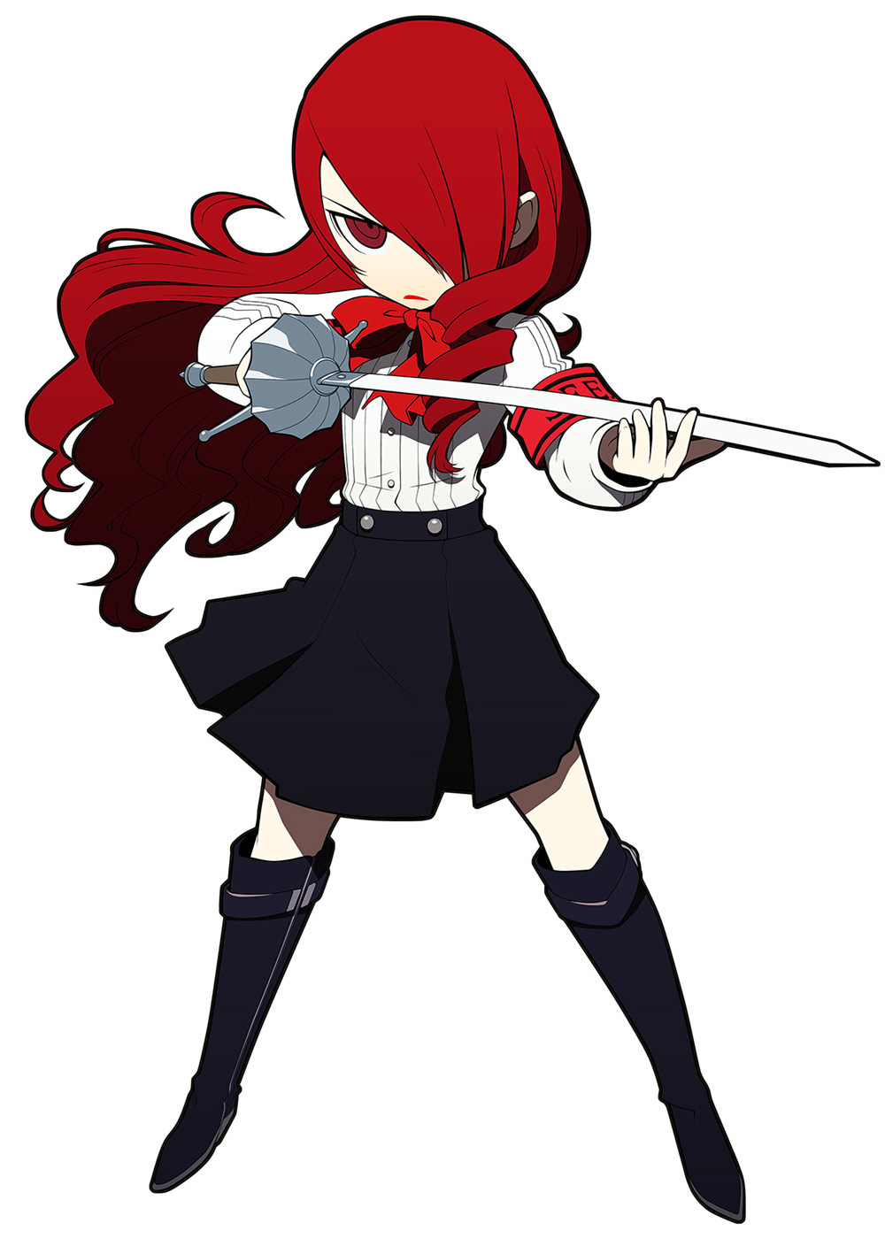 Mitsuru Kirijo Art from Persona Q: Shadow of the Labyrinth