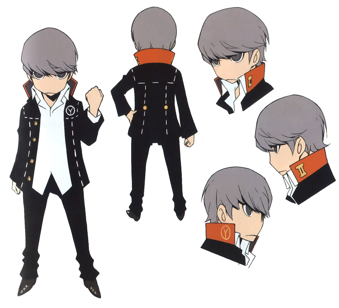 P4 Hero Concept Art from Persona Q: Shadow of the Labyrinth