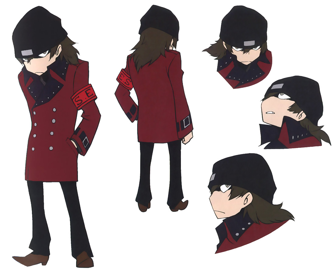 Shinjiro Concept Art from Persona Q: Shadow of the Labyrinth