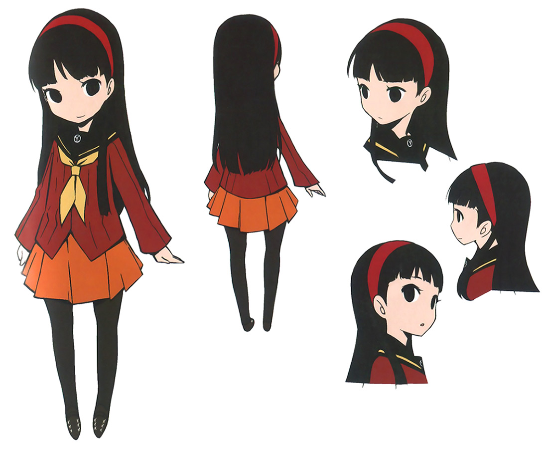 Yukiko Concept Art from Persona Q: Shadow of the Labyrinth