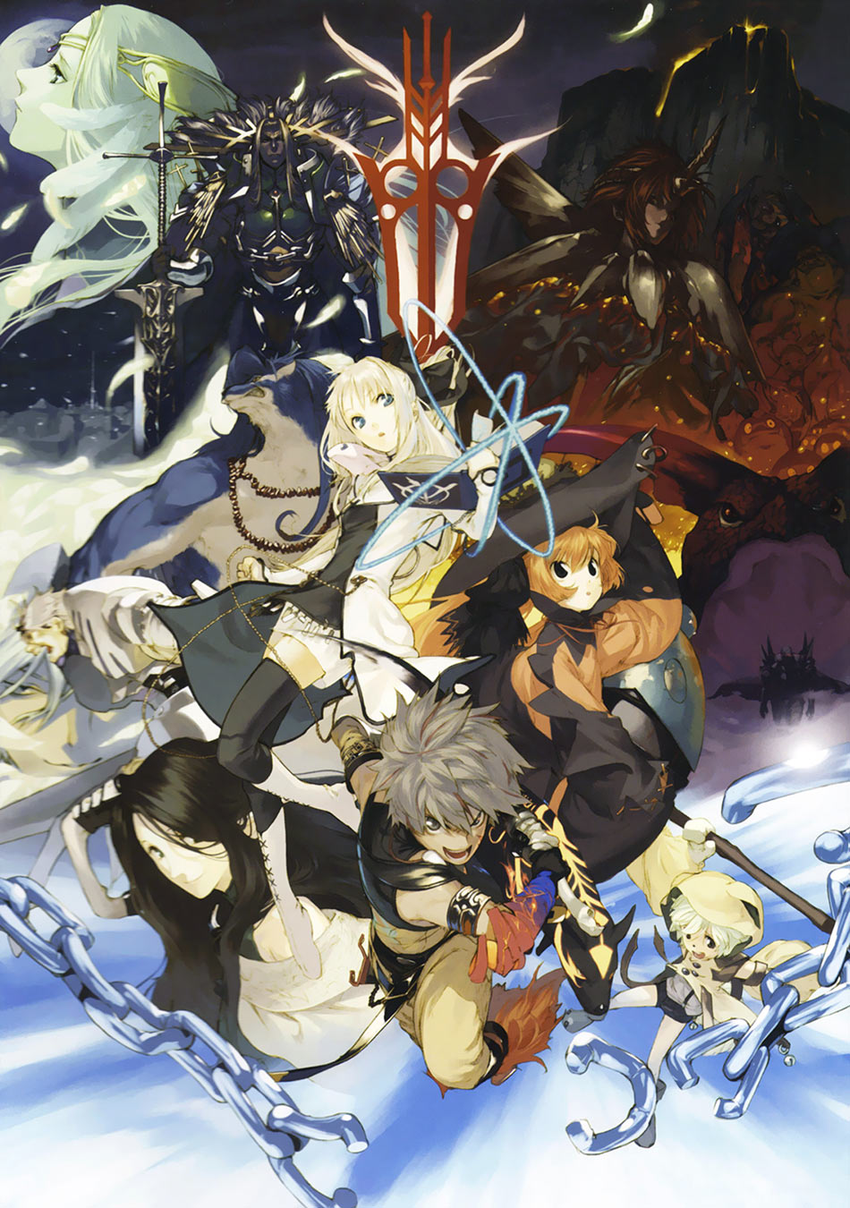 Antagonists & Protagonists Illustration from Shining Force EXA